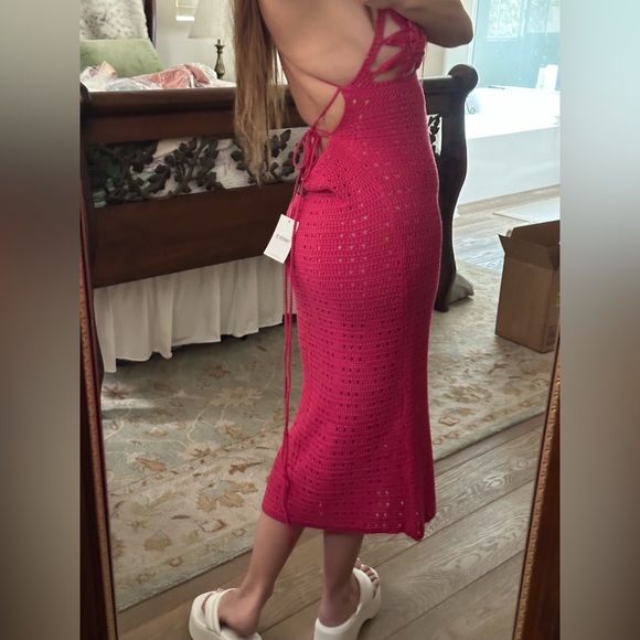 SOLD OUT Floral Crochet Dress XS- FOREVER 21 Festival - Picture 7 of 9